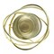 3 Gold 3-Inch Geometric Metal VOTIVE CANDLE HOLDERS Flower Vases Party Supplies